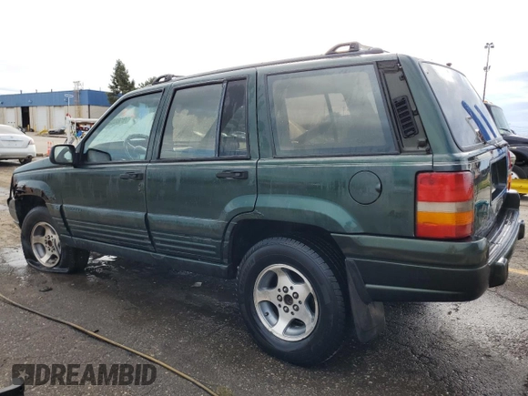 1996 Jeep Grand Cherokee Laredo with VIN 1J4GZ58S4TC281689, listed as a Copart auction lot 78466524 with 0 mi miles and Salvage Title. Bid and sale history available at carsss.com. Image 2.