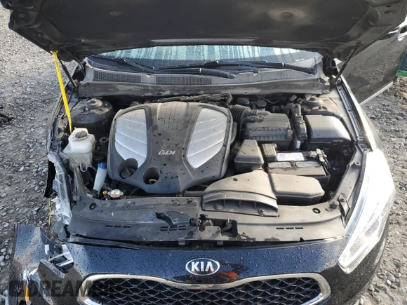 2016 Kia Cadenza Premium with VIN KNALN4D70G5201159, listed as a Copart auction lot 77439264 with 109,934 mi miles and Salvage Title. Bid and sale history available at carsss.com. Image 12.