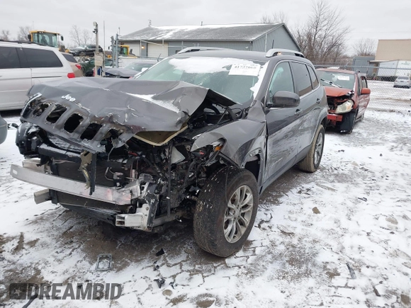 2020 Jeep Cherokee Latitude Plus with VIN 1C4PJMLB8LD626568, listed as a IAAI auction lot 41737605 with 1 mi miles. Bid and sale history available at carsss.com. Image 18.