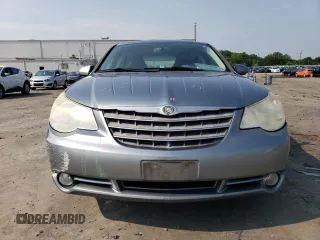 2008 Chrysler Sebring Limited with VIN 1C3LC66M08N277459, listed as a Copart auction lot 60237525 with 122,590 mi miles and Salvage title. Bid and sale history available at DreamBid. Image 5.