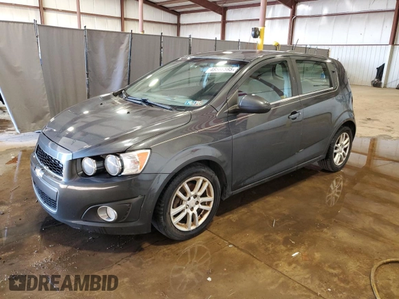 2016 Chevrolet Sonic LT with VIN 1G1JC6SG1G4110205, listed as a Copart auction lot 48566595 with 207,069 mi miles and Clean Title. Bid and sale history available at carsss.com. Image 1.