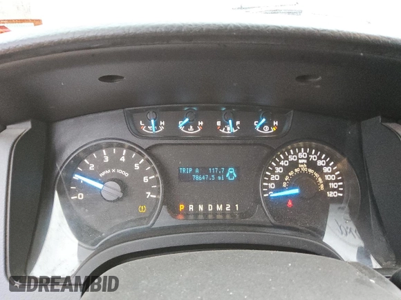 2014 Ford F-150 XL with VIN 1FTFX1EF1EKG06816, listed as a Copart auction lot 48240215 with 78,647 mi miles and Clean Title. Bid and sale history available at DreamBid. Image 9.
