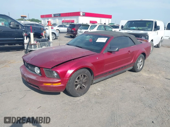 2006 Ford Mustang Standard with VIN 1ZVFT84N365190097, listed as a IAAI auction lot 42015242 with Not Provided miles and . Bid and sale history available at carsss.com. Image 2.