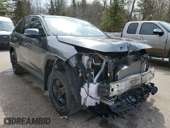 2020 Toyota RAV4 with VIN 2T3R1RFV9LC128802, listed as a Copart auction lot 54586675 with 164,217 mi miles and Salvage title. Bid and sale history available at DreamBid. Image 4.