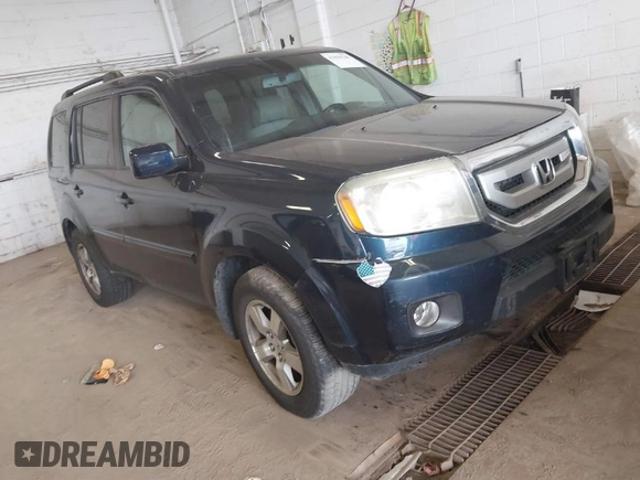 2009 Honda Pilot EX-L with VIN 5FNYF48509B036410, listed as a IAAI auction lot 41859708 with 216,558 mi miles. Bid and sale history available at carsss.com. Image 1.