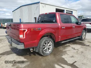 2016 Ford F-150 XLT with VIN 1FTEW1EF9GKD61944, listed as a Copart auction lot 53805495 with 233,579 mi miles and Salvage Title. Bid and sale history available at DreamBid. Image 3.