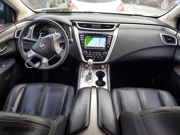 2017 Nissan Murano SL with VIN 5N1AZ2MH9HN125241, listed as a Copart auction lot 80616064 with 106,232 mi miles and Salvage Title. Bid and sale history available at carsss.com. Image 8.
