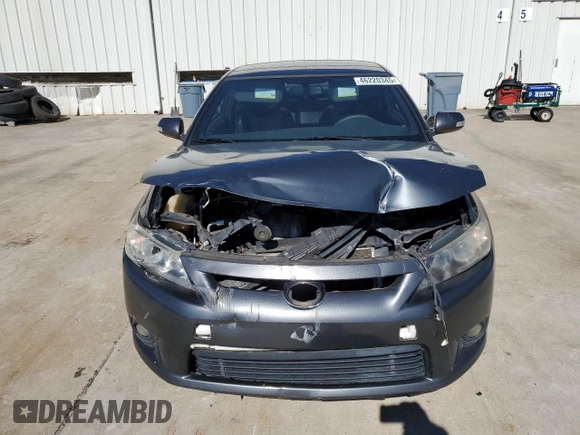 2013 Scion tC with VIN JTKJF5C76D3051704, listed as a Copart auction lot 46220345 with 177,087 mi miles and Salvage Title. Bid and sale history available at carsss.com. Image 5.