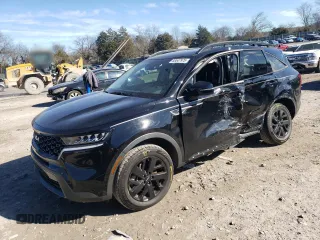 2022 Kia Sorento X-Line S with VIN 5XYRLDLCXNG118456, listed as a Copart auction lot 88547975 with 39,193 mi miles and Salvage Title. Bid and sale history available at carsss.com. Image 1.