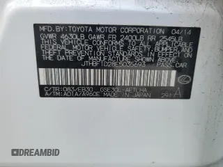 2014 Lexus IS 250 z VIN JTHBF1D28E5035693, wystawiony jako Copart lot #72705624 z przebiegiem 159 789 mil mil oraz Szkody całkowita. Historia ofert i sprzedaży dostępna na DreamBid. Obrazek 12.