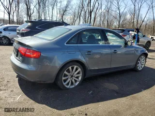 2013 Audi A4 Premium Plus with VIN WAUHFAFL8DN045654, listed as a Copart auction lot 49978045 with 154,273 mi miles and Salvage Title. Bid and sale history available at carsss.com. Image 3.
