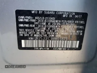 2017 Subaru Forester Premium with VIN JF2SJGEC3HH811873, listed as a Copart auction lot 42118355 with 114,849 mi miles and Salvage Title. Bid and sale history available at carsss.com. Image 12.