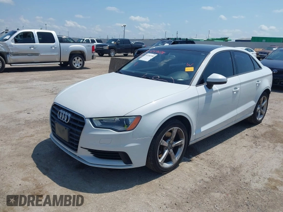 2015 Audi A3 Premium with VIN WAUACGFF4F1080063, listed as a IAAI auction lot 42496598 with 90,906 mi miles and . Bid and sale history available at DreamBid. Image 2.