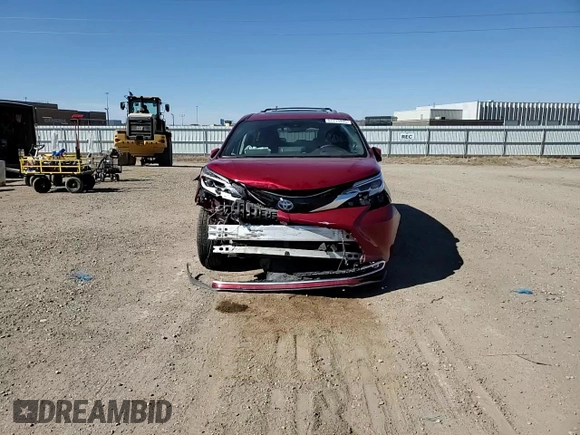 2023 Toyota Sienna Platinum with VIN 5TDESKFC9PS100229, listed as a Copart auction lot 51113935 with 52,539 mi miles and Salvage title. Bid and sale history available at DreamBid. Image 11.