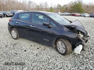 2019 Nissan LEAF SV with VIN 1N4AZ1CP0KC321651, listed as a Copart auction lot 49862805 with 46,771 mi miles and Salvage title. Bid and sale history available at DreamBid. Image 4.