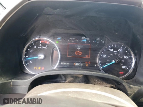2020 Ford F-350 XL with VIN 1FT8W3BT5LEE35808, listed as a Copart auction lot 59862375 with 157,198 mi miles and Salvage title. Bid and sale history available at DreamBid. Image 9.