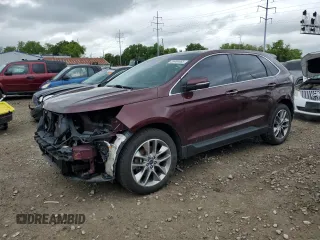 2017 Ford Edge Titanium z VIN 2FMPK4K80HBC25706, wystawiony jako Copart lot #55484485 z przebiegiem 110 066 mil mil oraz Szkoda całkowita • Salvage title. Historia ofert i sprzedaży dostępna na DreamBid. Obrazek 1.