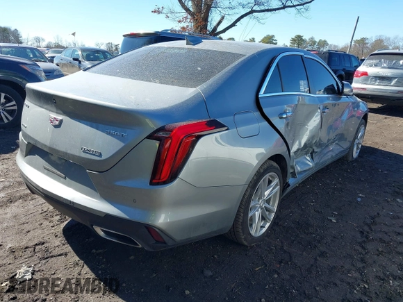 2024 Cadillac CT4 Luxury with VIN 1G6DK5RK0R0103609, listed as a IAAI auction lot 41693905 with 16,051 mi miles. Bid and sale history available at carsss.com. Image 4.