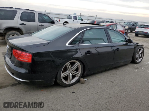 2013 Audi A8 L 3.0L with VIN WAURGAFD9DN004556, listed as a Copart auction lot 41462695 with 138,090 mi miles and Clean Title. Bid and sale history available at carsss.com. Image 3.