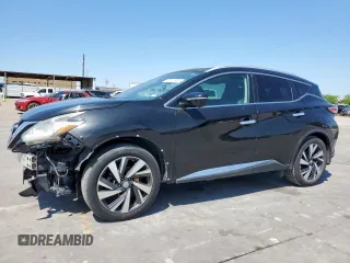 2015 Nissan Murano Platinum z VIN 5N1AZ2MG3FN211598, wystawiony jako Copart lot #52316945 z przebiegiem 126 382 mil mil oraz Czysty tytuł • Clean title. Historia ofert i sprzedaży dostępna na DreamBid. Obrazek 1.