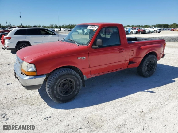 1998 Ford Ranger XL with VIN 1FTYR10CXWPB18291, listed as a Copart auction lot 49419605 with 114,122 mi miles and Clean Title. Bid and sale history available at carsss.com. Image 1.