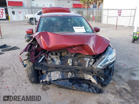 2016 Nissan Sentra SV with VIN 3N1AB7AP5GY227044, listed as a IAAI auction lot 41946765 with 46,333 mi miles and . Bid and sale history available at DreamBid. Image 6.