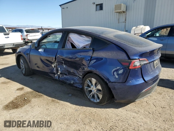 2023 Tesla Model Y Long Range with VIN 7SAYGDEE3PA081226, listed as a Copart auction lot 88674385 with Not Provided miles and Salvage Title. Bid and sale history available at DreamBid. Image 2.