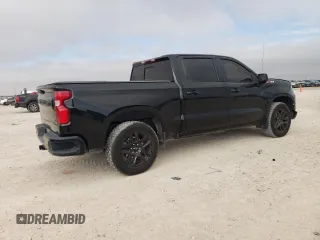 2022 Chevrolet Silverado 1500 RST with VIN 1GCUDEET9NZ502028, listed as a Copart auction lot 44854605 with 50,146 mi miles and Salvage Title. Bid and sale history available at DreamBid. Image 3.