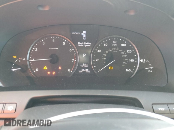 2017 Lexus LS 460 с VIN JTHCL5EF0H5028960, выставлен на аукционе Copart как лот 73688914 с пробегом 61 388 миль миль и Списание • Salvage title. История ставок и продаж доступна на DreamBid. Изображение 9.