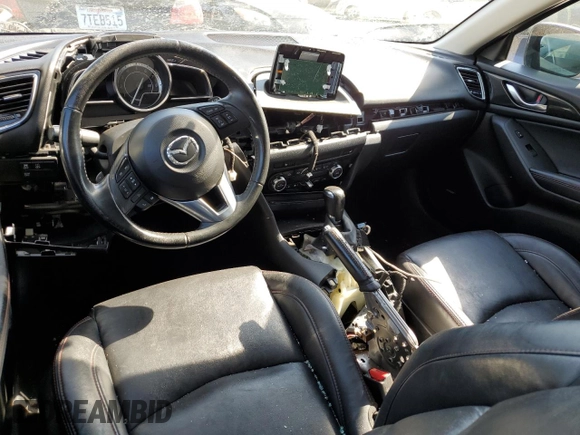 2015 Mazda 3 S Touring with VIN JM1BM1V37F1221443, listed as a Copart auction lot 76771064 with Not Provided miles and Non Repairable. Bid and sale history available at DreamBid. Image 8.