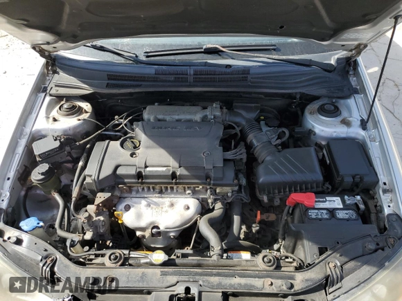 2009 Kia Spectra EX with VIN KNAFE221195655309, listed as a Copart auction lot 46620985 with 105,607 mi miles and Salvage Title. Bid and sale history available at DreamBid. Image 12.