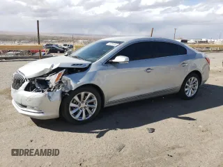 2015 Buick LaCrosse Leather with VIN 1G4GB5G35FF130086, listed as a Copart auction lot 48261555 with 56,851 mi miles and Salvage Title. Bid and sale history available at carsss.com. Image 1.