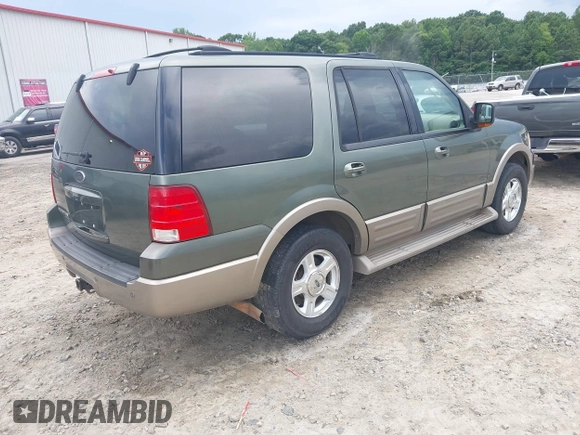 2004 Ford Expedition Eddie Bauer with VIN 1FMPU17LX4LA37632, listed as a IAAI auction lot 42660290 with 288,522 mi miles and . Bid and sale history available at DreamBid. Image 4.