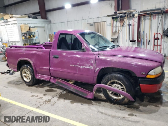 1997 Dodge Dakota z VIN 1B7FL26X3VS252323, wystawiony jako Copart lot #51695565 z przebiegiem 170 172 mil mil oraz Szkoda całkowita • Salvage title. Historia ofert i sprzedaży dostępna na DreamBid. Obrazek 4.
