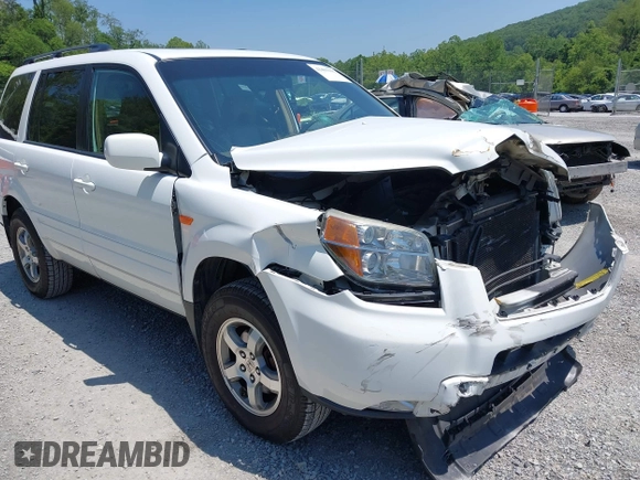 2007 Honda Pilot EX-L with VIN 5FNYF18587B000332, listed as a IAAI auction lot 42403191 with 192,771 mi miles and . Bid and sale history available at DreamBid. Image 1.