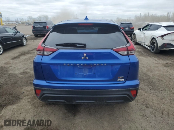 2024 Mitsubishi Eclipse Cross ES z VIN JA4ATUAA5RZ601112, wystawiony jako Copart lot #56214415 z przebiegiem 10 859 mil mil oraz Szkoda całkowita • Salvage title. Historia ofert i sprzedaży dostępna na DreamBid. Obrazek 6.