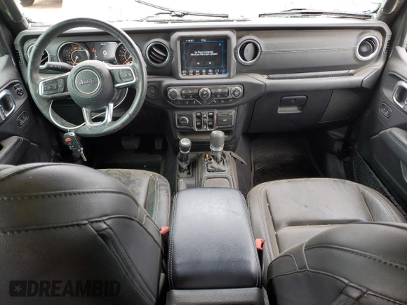 2018 Jeep Wrangler Unlimited Sahara with VIN 1C4HJXEN7JW295223, listed as a Copart auction lot 57385265 with 29,662 mi miles and Salvage title. Bid and sale history available at DreamBid. Image 8.