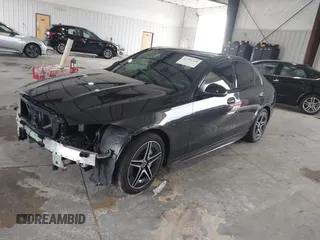 2023 Mercedes-Benz C 300 with VIN W1KAF4GB6PR093944, listed as a IAAI auction lot 41799118 with 23,296 mi miles and . Bid and sale history available at DreamBid. Image 2.
