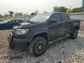 2019 Chevrolet Colorado 4WD ZR2 with VIN 1GCGTEEN2K1346880, listed as a Copart auction lot 58902925 with 44,659 mi miles and Salvage title. Bid and sale history available at DreamBid. Image 1.