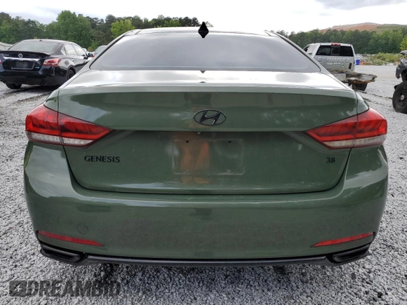 2015 Hyundai Genesis 3.8L with VIN KMHGN4JE0FU034132, listed as a Copart auction lot 56011995 with 206,517 mi miles and Clean Title. Bid and sale history available at DreamBid. Image 6.