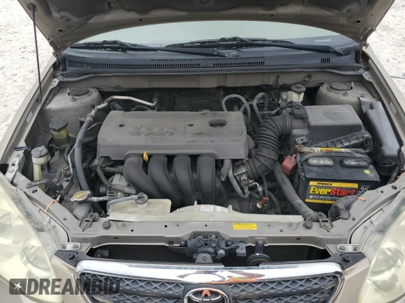 2006 Toyota Corolla CE z VIN 1NXBR32E76Z637196, wystawiony jako Copart lot #59894045 z przebiegiem 128 696 mil mil oraz Szkoda całkowita • Salvage title. Historia ofert i sprzedaży dostępna na DreamBid. Obrazek 11.