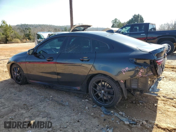 2020 BMW 2 Series M235i xDrive with VIN WBA13AL05L7F72397, listed as a Copart auction lot 43354335 with 53,105 mi miles and Salvage Title. Bid and sale history available at carsss.com. Image 2.