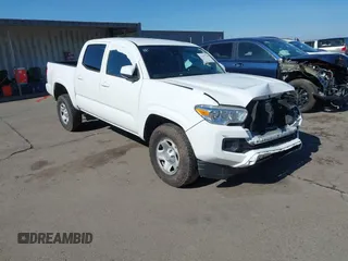 2021 Toyota Tacoma 4WD SR with VIN 3TMCZ5AN5MM417384, listed as a IAAI auction lot 41617168 with 55,969 mi miles. Bid and sale history available at carsss.com. Image 1.