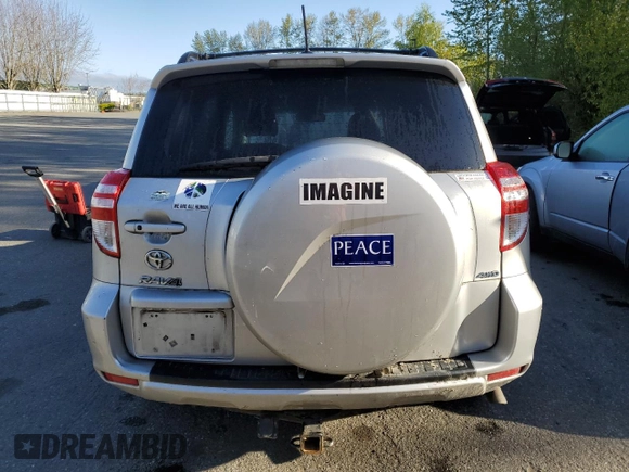 2011 Toyota RAV4 Limited with VIN 2T3DK4DV8BW060969, listed as a Copart auction lot 53690085 with 176,887 mi miles and Salvage title. Bid and sale history available at DreamBid. Image 6.