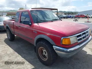1994 Ford Ranger Splash with VIN 1FTCR15X3RPB69674, listed as a IAAI auction lot 41931622 with 144,828 mi miles. Bid and sale history available at carsss.com. Image 1.