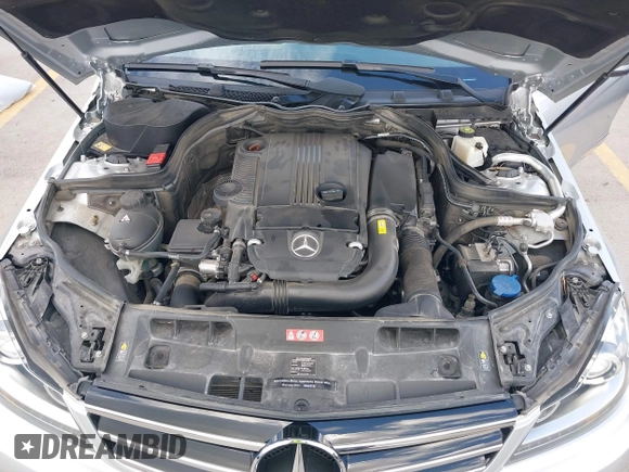2014 Mercedes-Benz C 250 Sport with VIN WDDGF4HB1EA951907, listed as a IAAI auction lot 42580563 with 51,592 mi miles and . Bid and sale history available at DreamBid. Image 10.