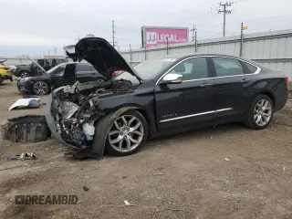 2017 Chevrolet Impala Premier with VIN 1G1145S31HU117712, listed as a Copart auction lot 82857254 with 133,474 mi miles and Salvage title. Bid and sale history available at DreamBid. Image 1.