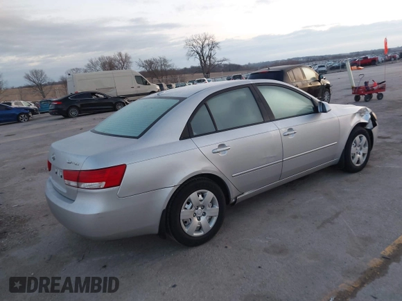 2007 Hyundai Sonata GLS with VIN 5NPET46C87H247320, listed as a IAAI auction lot 41870139 with 121,412 mi miles and . Bid and sale history available at DreamBid. Image 4.