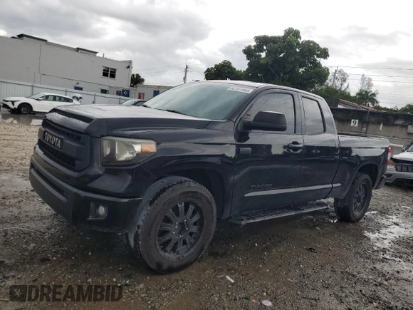 2017 Toyota Tundra SR5 z VIN 5TFRW5F13HX222876, wystawiony jako Copart lot #52101965 z przebiegiem 79 015 mil mil oraz Nie do naprawy • Non repairable. Historia ofert i sprzedaży dostępna na DreamBid. Obrazek 1.