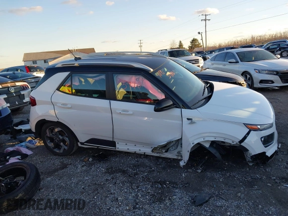 2024 Hyundai Venue SEL with VIN KMHRC8A39RU327634, listed as a IAAI auction lot 41185940 with 1,486 mi miles and . Bid and sale history available at DreamBid. Image 13.